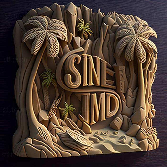 3D модель Островное время позволяет выжить (STL)